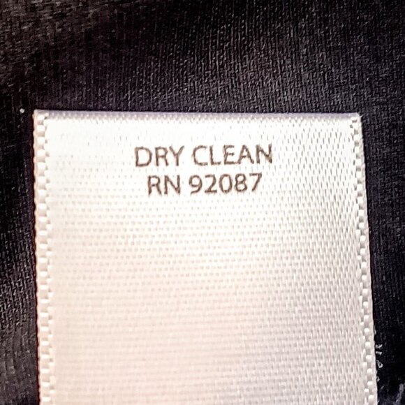 Saks Fifth Avenue Black Silk Charmeuse Ruffle Collar Top - Picture 6 of 6